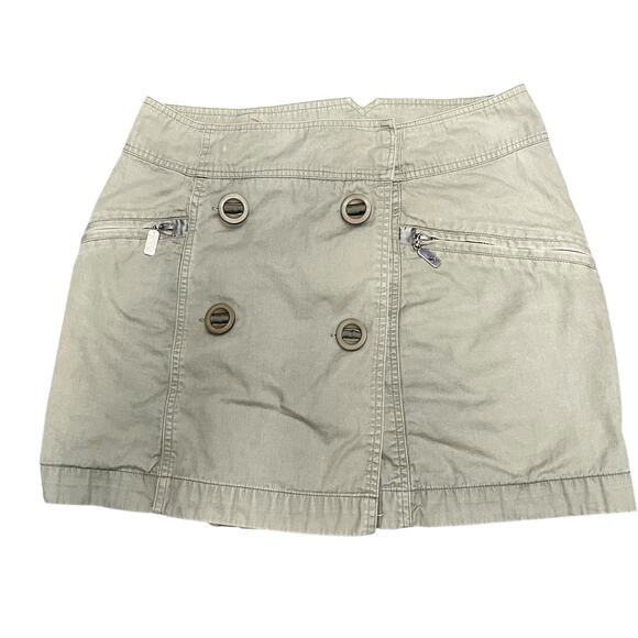 Three Stones Women's Green Cargo Skirt Size Large - Picture 1 of 8